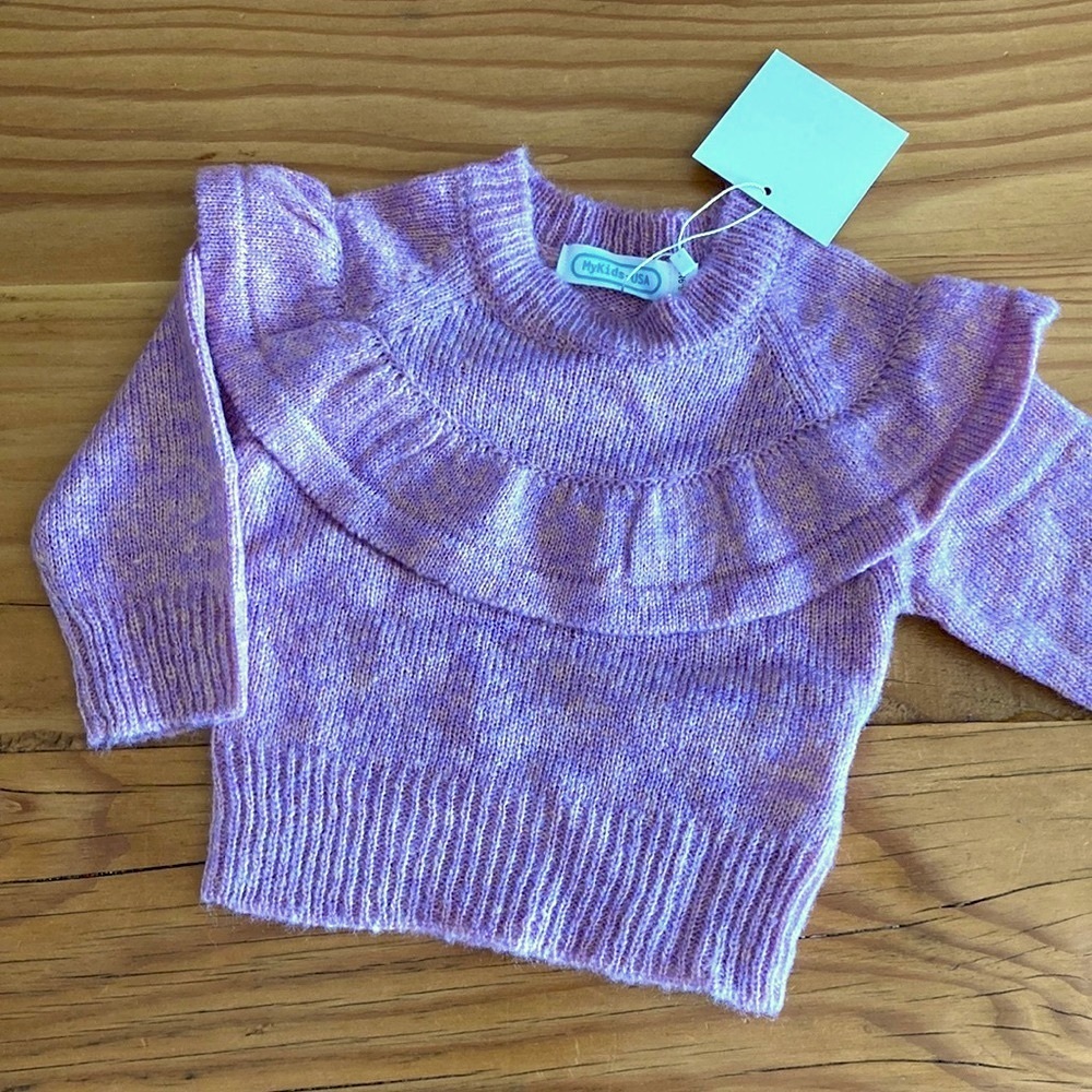 Baby girl knitted sweater